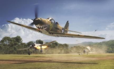 P-400 1/48 SCALE PLASTIC KIT ProfiPACK #8092 ÚVODEM P-39 Airacobra byl vyvinut společností Bell Aircraft Corp. z Buffala ve druhé polovině třicátých let. Prototyp XP-39 absolvoval svůj první let 6.