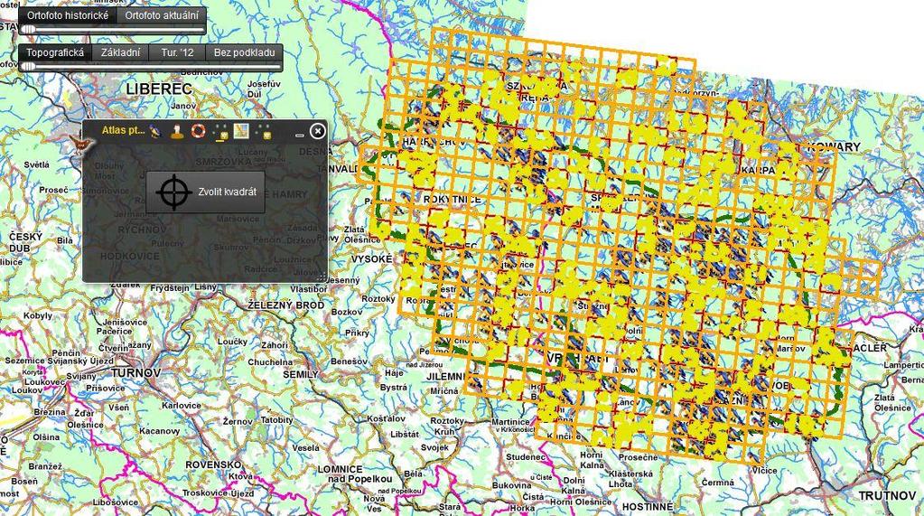 Sekce MAPOVÁNÍ je přístupná pouze mapovatelům, pro její zobrazení je nutné se přihlásit vyplněním svého přihlašovacího jména a hesla na záložce Přihlášení.