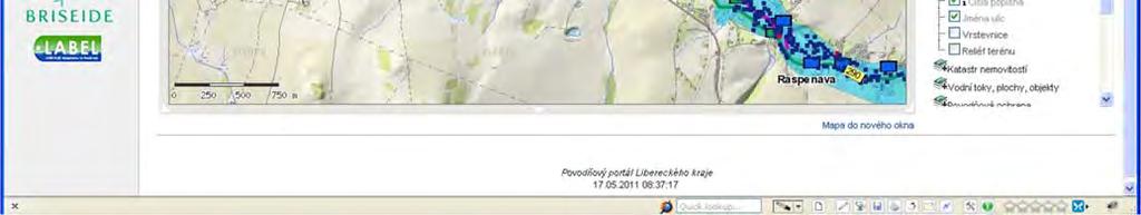 povodních v srpnu 2010 Důležitá je role správy GIS odboru