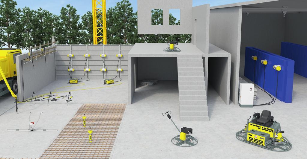 Technologie na úpravu betonu od Wacker Neuson: kvalita a spolehlivost pro vaše projekty.