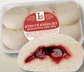 79) Kynuté knedlíky plněné 300 g povidla,