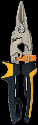 PŘEVODOVÉ NŮŽKY NA PLECH Převodové nůžky na plech Převodové nůžky na plech Fiskars PowerGear jsou ideální pro stříhání různých odolných