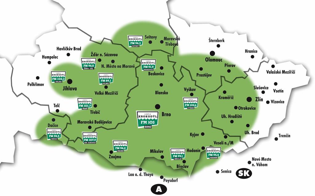 Prezentace Rádia Krokodýl Rádio Krokodýl je nejposlouchanějším regionálním rádiem v České republice! Reklamou na Rádiu Krokodýl můžete každý týden oslovit více než 207 000 posluchačů.