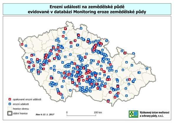 Závěrečná zpráva s podrobným zpracováním díla a přehledem poskytnutých služeb: Dílo: týdenní hlášení o erozních událostech závěrečná zpráva Služby: technická podpora uživatelů odborné konzultace při