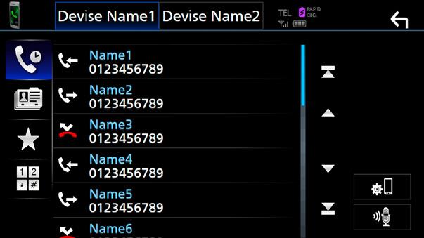 čísla [ ]: Volání po zadání telefonního čísla Vyberte mobilní telefon, který chcete použít.