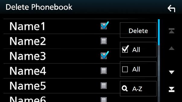 Pokud nebyl stažen žádný telefonní seznam, klepnutím na [Download Phonebook Now] se zahájí stahování telefonního seznamu. Vymazání telefonního seznamu 1 Klepněte na [ ].