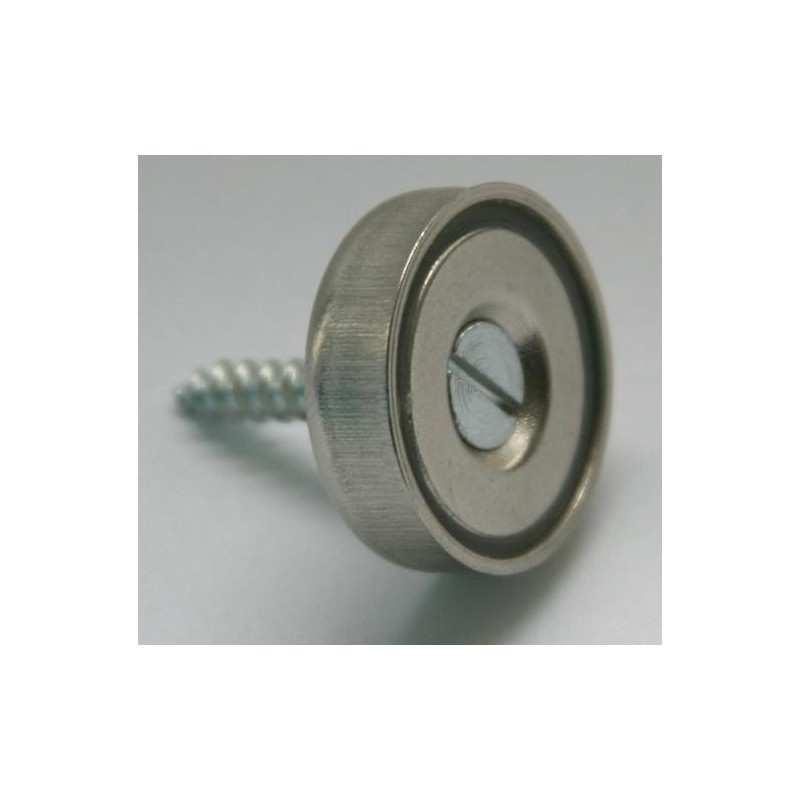 mm poniklovaný (Ni-Cu-Ni) / nickel plated N42 10 kg 80 C 11g AC.432/50LN - 432/70LP Magnetický pant na dveře.
