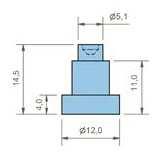 1008 Stainless steel stud for AC.