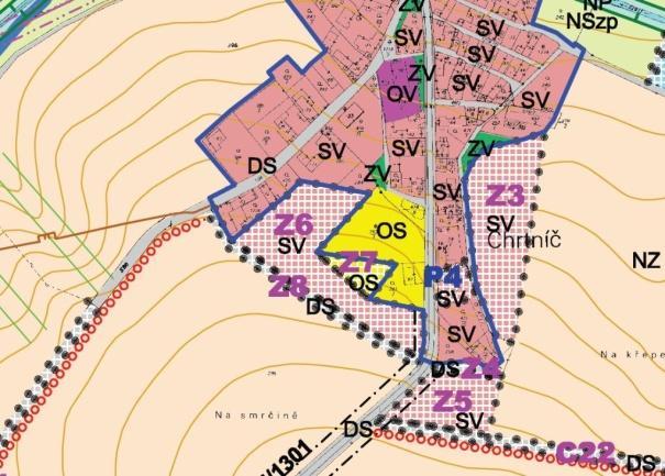 sídelní struktuře a dostupnosti veřejné infrastruktury Změny v území musí respektovat kladné hodnoty území dané na území obce kvalitou urbanistického, architektonického prostředí a kvalitou