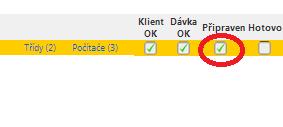 x) stažena a/nebo distribuována Dávka testů určená pro CP2 proveden Poinstalační test (444444) Pokud splňujete předchozí body, indikujte připravenost vaší školy v modulu IDM zaškrtnutím indikátoru