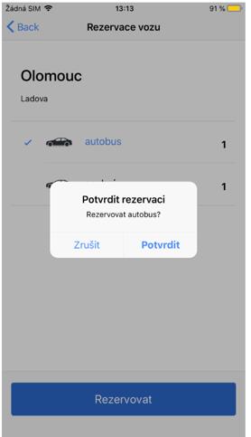10. REZERVACE VOZU 10.3.