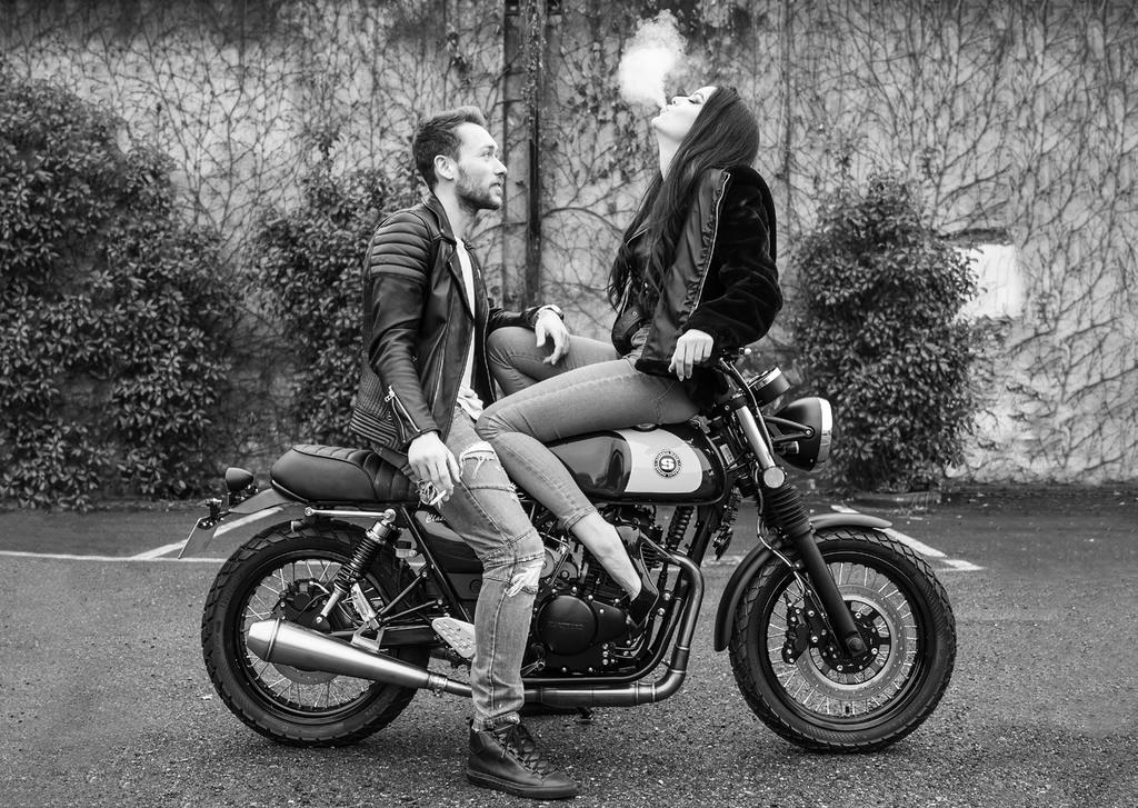 Motorbikes, thousands of motorbikes. Beautiful, awesome, fast... very fast, modern.