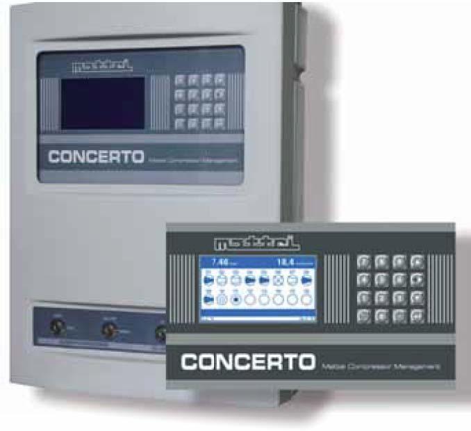 CONCERTO výkonné a modulární Řídící jednotka Concerto nabízí přizpůsobivou konfiguraci, umožňuje řadu provozních kombinací.