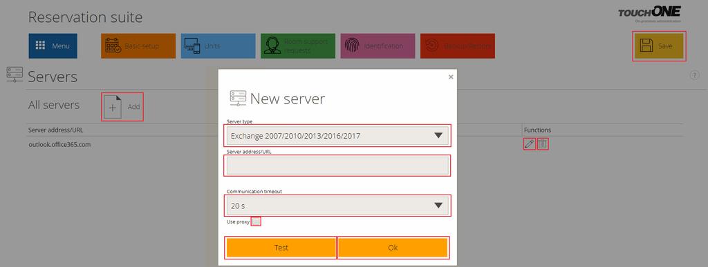 V položce Account type ( Typ serveru ) zvolte, pro jaký typ serveru je uživatelský účet určen (Exchange / Office 365 / G Suite). Pak zadejte uživatelské jméno a heslo pro nový uživatelský účet.