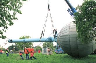 Prvním vodojemem určeným ke generální opravě a současně i pilotním projektem byl vodojem v obci Zdětín u Benátek nad Jizerou. Stávající vodojem je typu Hydroglobus o objemu 100 m 3 a výšce 23,5 m.