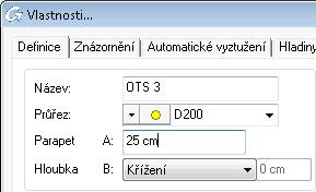 Příklad: Vytvoření kruhového otvoru ve stěně 1. Na kartě Základnív panelu Model, vyberte z rozevírací nabídky. 2. Klikněte na stěnu. 3. Klikněte do středu stěny pro umístění otvoru. Otvor je vytvořen.