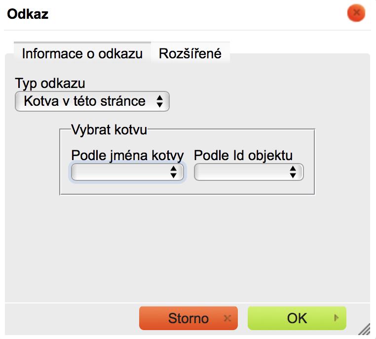 VLOŽIT/ZMĚNIT ZÁLOŽKU uložíme:. Záložku pojmenujeme a Takto přiřadíme všem nadpisům v dlouhém textu vlastní záložku.