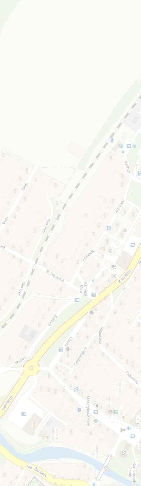 NÁMĚSTÍ MÍRU MASARYKOVO NÁMĚSTÍ NÁMĚSTÍ MÍRU FIRMA 3P 8 E8c 8 E8 DZ