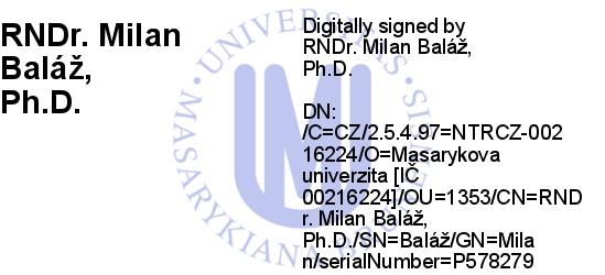 Výroční zpráva o činnosti Přírodovědecké fakulty Masarykovy univerzity za rok 216 Předkládá: doc. RNDr. Jaromír Leichmann, Dr., děkan 1.