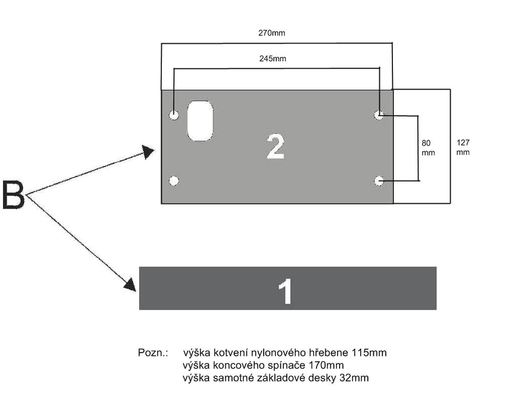 Před začátkem instalace se přesvědčte, že k bezpečnému provozu a instalaci není třeba použít dalších prvků, které jsou nutné pro danou aplikaci.