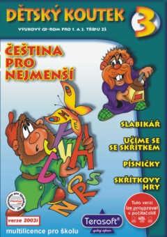 - 52 - ekvivalenty. V poslední části spojují písmenka podle abecedy. V části Zpíváme si děti mohou zazpívat čtyři lidové písničky. Další informace o tomto produktu naleznete na: http://www.terasoft.