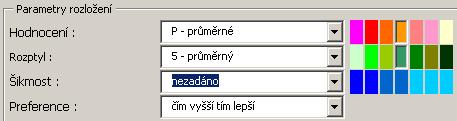 Software pro hodnocení projektů 33 0,8 0,7