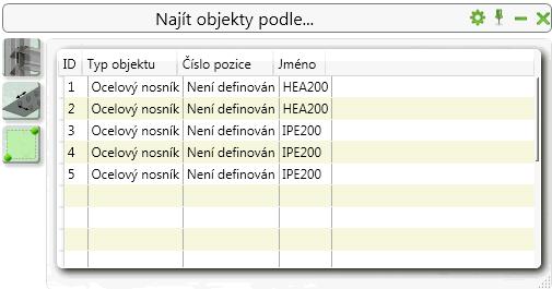 Chcete-li získat toto nové zobrazení, je třeba vybrat (novou) volbu "Ukázat výsledek v dialogu" v