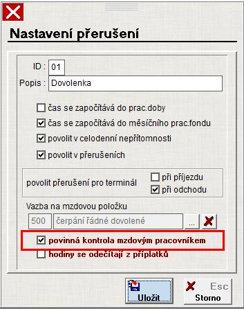 nadřízený pracovník neuzavře měsíc podřízenému, dokud nebudou schváleny všechny přesčasy a žádné chyby.