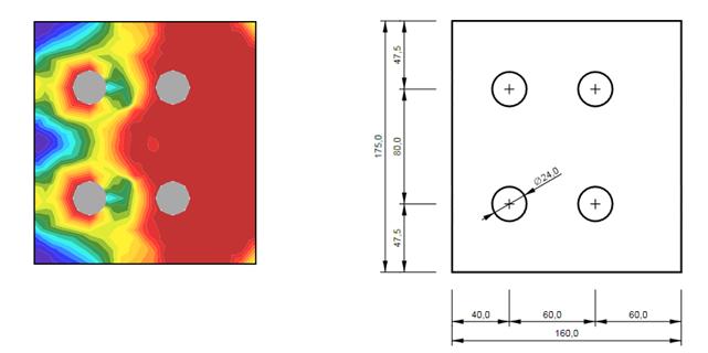 Obrázek 4: Varianty připojení prutu na styčníkový plech: víčko s přivařeným plechem / plech ve výřezech prutu / prut ve výřezech plechu / prut v obdélníkovém výřezu plechu Velmi častý je