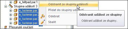 Cvičení: Rozložení sestavy Chcete-li Editor animací ukončit, klikněte znovu na příkaz Editor animací. Kliknutím na tlačítko Ano uložte změny v aktuální animaci.