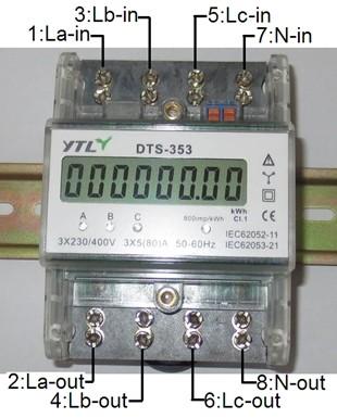 Po úspěšné instalaci elektroměru na DIN lištu uvolněte pojistku