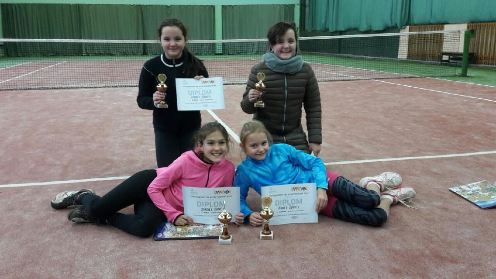 Viktorie Ř í h o v á Semifinalistka čtyřhry na halových meziokresních přeborech královéhradeckého kraje TC Dvůr Králové,z.s., 3.12.