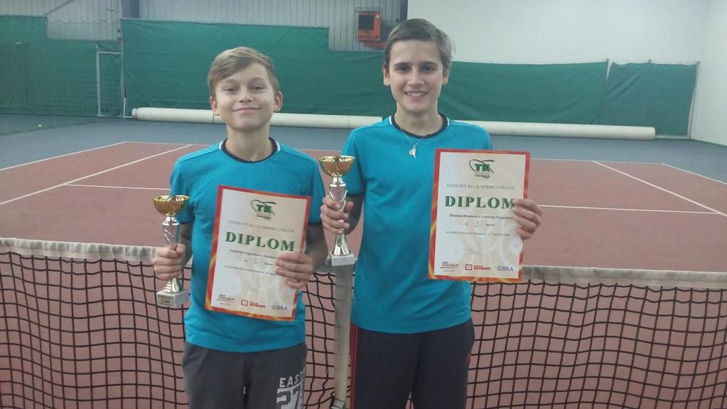 Štěpán B a u m Semifinalista čtyřhry kategorie A - TK Neridé, 16.12.