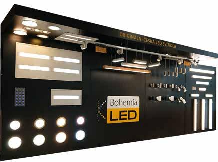 BohemiaLED s.r.o. Rádi bychom Vám nabídli i výrobky naší sesterské firmy BohemiaLED, která se zabývá vývojem, výrobou, montáží a servisem LED svítidel.