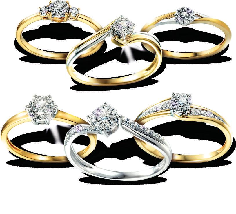 Snubní prstýnky 1. Prsten ze žlutého zlata 585, diamanty, IZBR691Y 2.