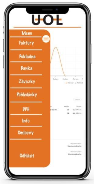 Obrázek 13 Menu lišta v aplikaci, zdroj: vlastní návrh, grafické zpracování: externí grafik 14.3 Marketingová komunikace aplikace Důležitou součástí při vytvoření aplikace, je její propagace.