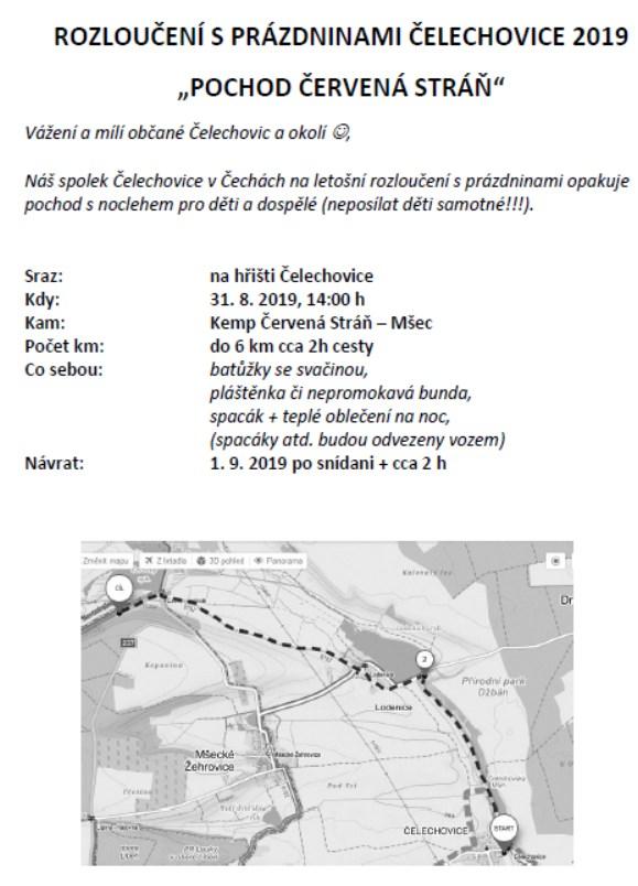 Stránka 3 SPOLEK ČELECHOVICE V ČECHÁCH Poděkování úřadu Města Stochova Spolek Čelechovice v Čechách by rád poděkoval úřadu Města Stochova za poskytnutí dotace pro rok 2019 na činnost v oblasti
