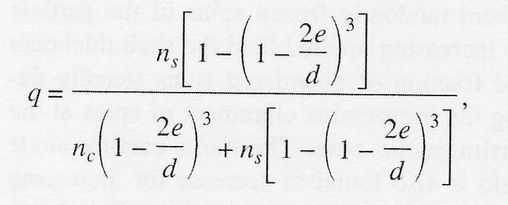 e-parameter (thickness of canted layers) If the hypothesis of