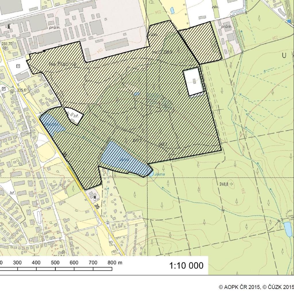 Evropsky významná lokalita Na Plachtě Kód lokality: CZ0523010 Biogeografická oblast: kontinentální Rozloha lokality: 55,8 ha Navrhovaná kategorie zvláště chráněného území: PP Předměty ochrany: Druhy: