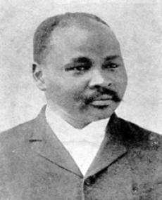 Příloha č. 21 John Dube, první předseda SANNC. Zdroj: [http://www.sahistory.org.