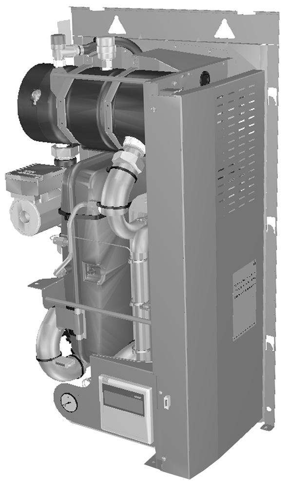 OVERZICHT VAN DE BINNENUNIT 5.. Binnenunit openen De frontklep op het deksel van de binnenunit biedt toegang tot de manometer en de gebruikersinterface.