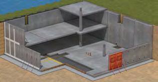 KONCEPT BÍLÉ VANY A VODONEPROPUSTNÉHO BETONU 4 5 1 Sika ViscoCrete Sika WT-200 P 2 Sikadur-Combiflex SG 2 3 1 6 INTEGROVANÝ, TUHÝ A NÁKLADOVĚ EFEKTIVNÍ SYSTÉM 3 Spárové pásy Sika a Tricosal 4 Spárové