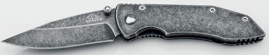 00 82433 Lovecký nůž z nerez oceli a dřeva v nylonovém pouzdře.