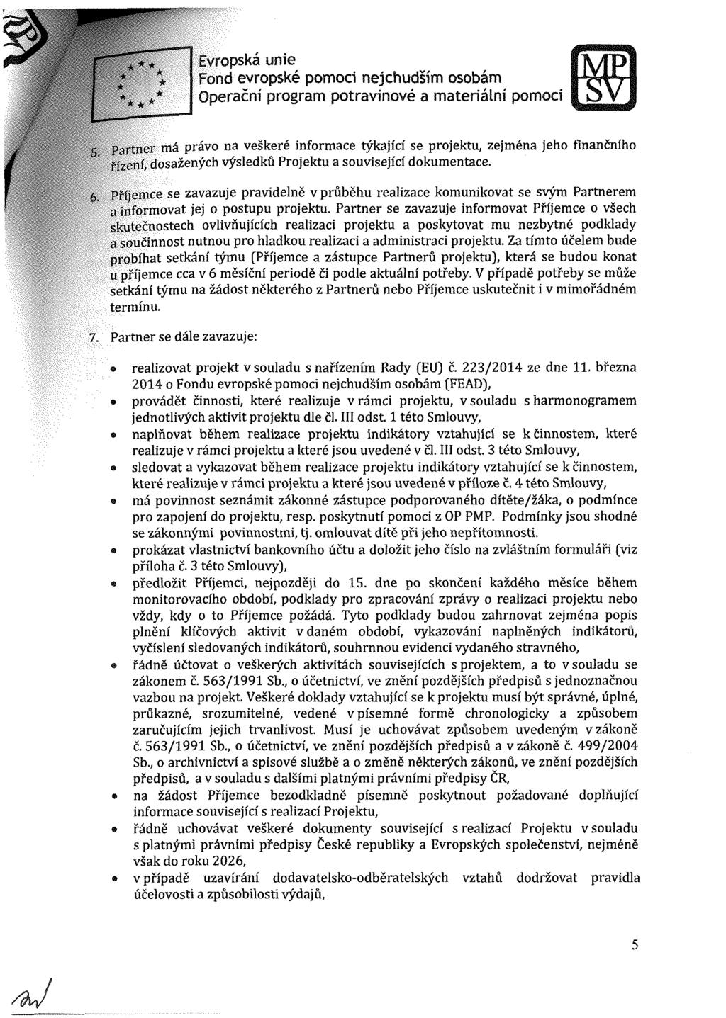 i Evrpská ume Fnd evrpské pmi nejhudším sbám i perační prgram ptravinvé a materiální pmi I f, p.ir-i-.i" m.