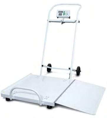 Pro ještě větší přesnost odečtu hmotnosti invalidního vozíku použijte funkci Tare/Preset Tare.