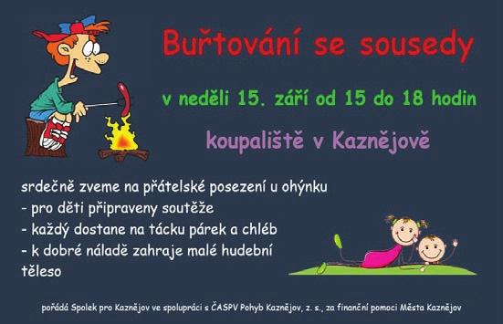 Spolek pro Kaznějov & ČASPV Pohyb Kaznějov Vás srdečně zvou na běžecké závody pro děti v areálu