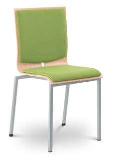 Působivé, ale přitom čisté linie si Vás získají a také dokonale splynou s mnoha interiéry. Twist nabízí snadno stohovatelné židle, ale také vyšší barové sezení.