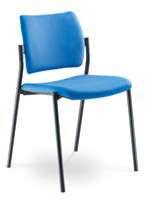 Tato série zahrnuje židle s čalouněným sedákem a opěradlem, plastovým sedákem a