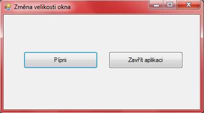 Zadání: Pomocí programovacího jazyka Microsoft Visual Basic, vytvořte aplikaci uvedenou na obrázku.