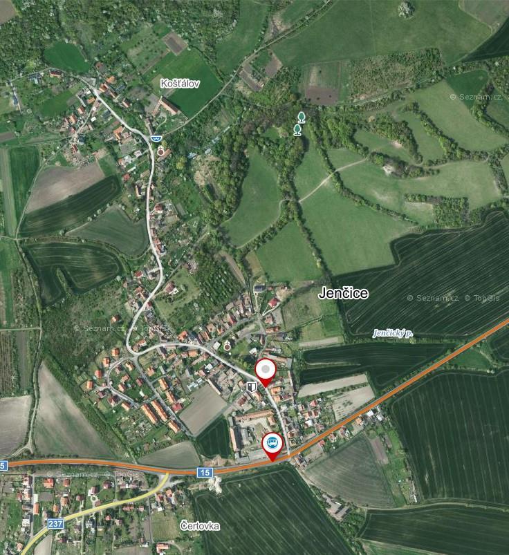 Obr: 1 pohled na obec